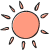 太陽のイラスト