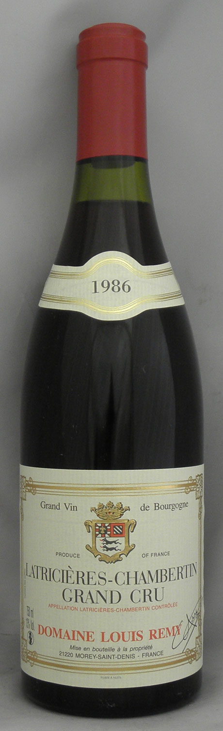 1986年 (フランス赤ワイン)