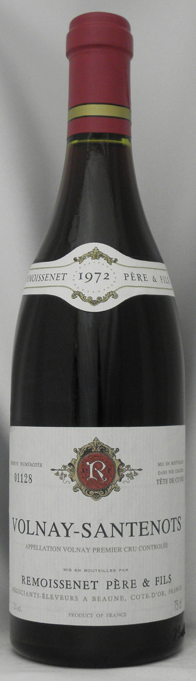 1972年 (フランス赤ワイン)