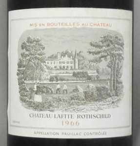 Ch・・teau Lafite-Rothschild 1966 /シャトー・ラフィット