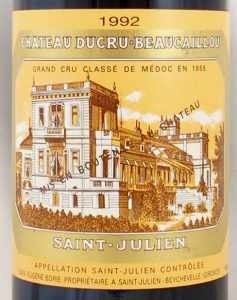 サン・ジュリアン　シャトーデュクルボカイユ　1992ワイン専用箱でお届け致します