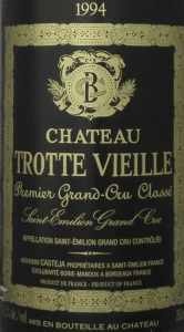 1994年シャトー トロット ヴィエイユ CHATEAU TROTTE VIEILLE