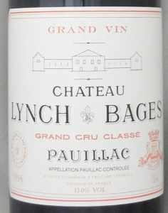 1996年 シャトー ランシュ バージュ CHATEAU LYNCH BAGES の販売