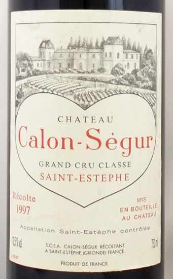 1997年 シャトー カロン セギュール CHATEAU CALON SEGUR の販売[ヴィンテージワインショップのNengou-wine.com]