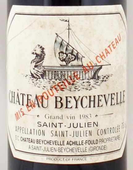 1983年 シャトー ベイシュヴェル CHATEAU BEYCHEVELLE の販売