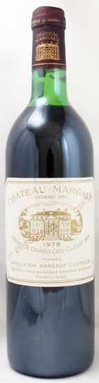 1978年 シャトー マルゴー CHATEAU MARGAUX の販売[ヴィンテージワイン