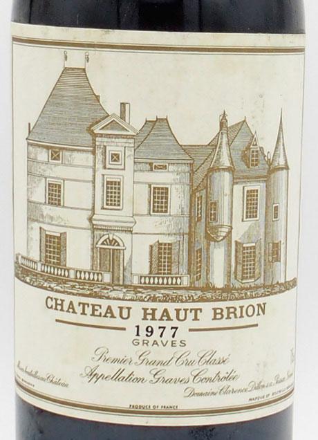送料無料】1977年 シャトー オー ブリオン CHATEAU HAUT BRION