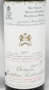 1977年 シャトー ムートン ロートシルト CHATEAU MOUTON ROTHSCHILD の