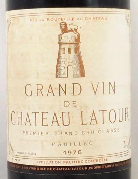 1976年 シャトー ラトゥール CHATEAU LATOUR の販売[ヴィンテージワインショップのNengou-wine.com]