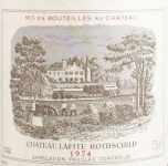 1974年シャトー ラフィット ロートシルト CHATEAU LAFITE ROTHSCHILD