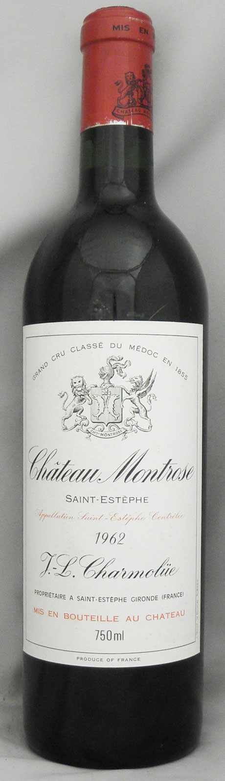 1962年 シャトー モンローズ CHATEAU MONTROSE の販売[ヴィンテージ