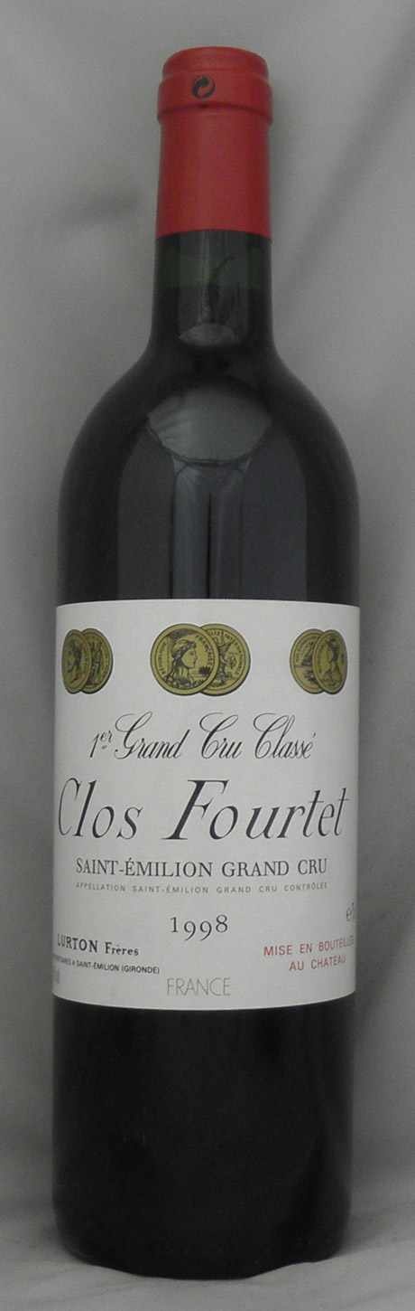 シャトー クロ フルテ 1998 シャトー クロフルテの在庫一覧 CHATEAU CLOS FOURTET｜年号ワイン.com