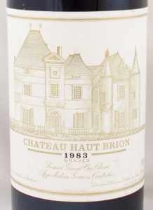 1983年 シャトー オー ブリオン CHATEAU HAUT BRION の販売