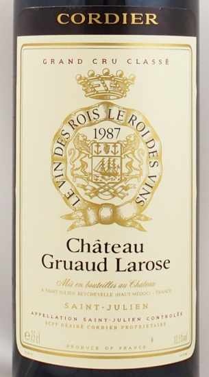 1987年 シャトー グリュオ ラローズ CHATEAU GRUAUD LAROSE の販売[ヴィンテージワイン ショップのNengou-wine.com]