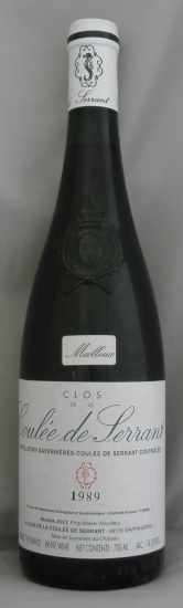 1989年 クロ　ド　ラ　クーレ　ド　セラン　モワルー CLOS DE LA COULEE DE SERRANT MOELLEUX