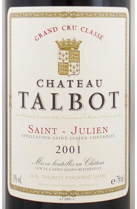 2001年 シャトー タルボ CHATEAU TALBOT