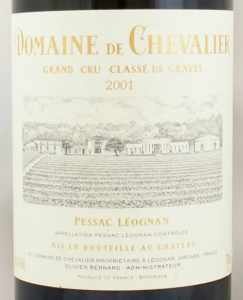 2001年 ドメーヌ ド シュヴァリエ ブラン DOMAINE DE CHEVALIER BLANC