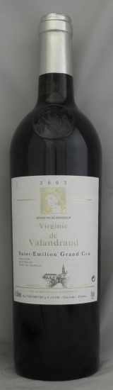 2002年 ヴィルジニ　ド　ヴァランドロー VIRGINIE DE VALANDRAUD