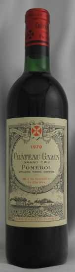 ワイン　ヴィンテージ　1967  CHATEAU GAZIN   シャトーガザン