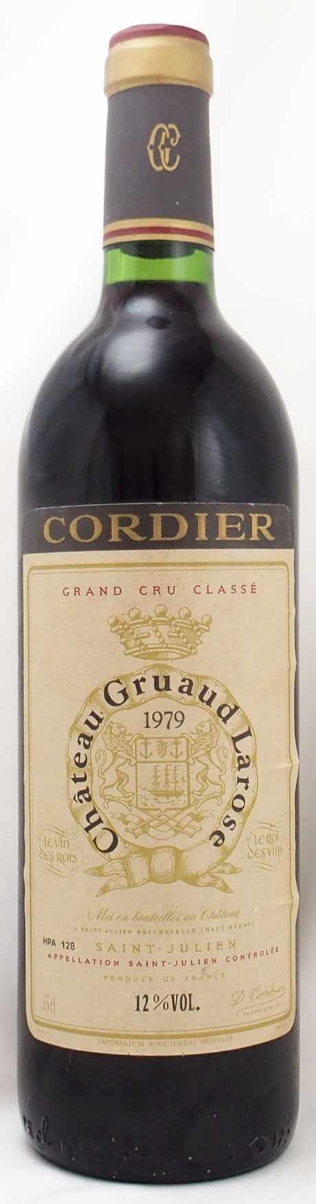 1979年 シャトー グリュオ ラローズ CHATEAU GRUAUD LAROSE の販売