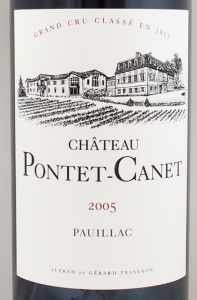 【希少品】Chateau Pontet-Canet 2005 PP97