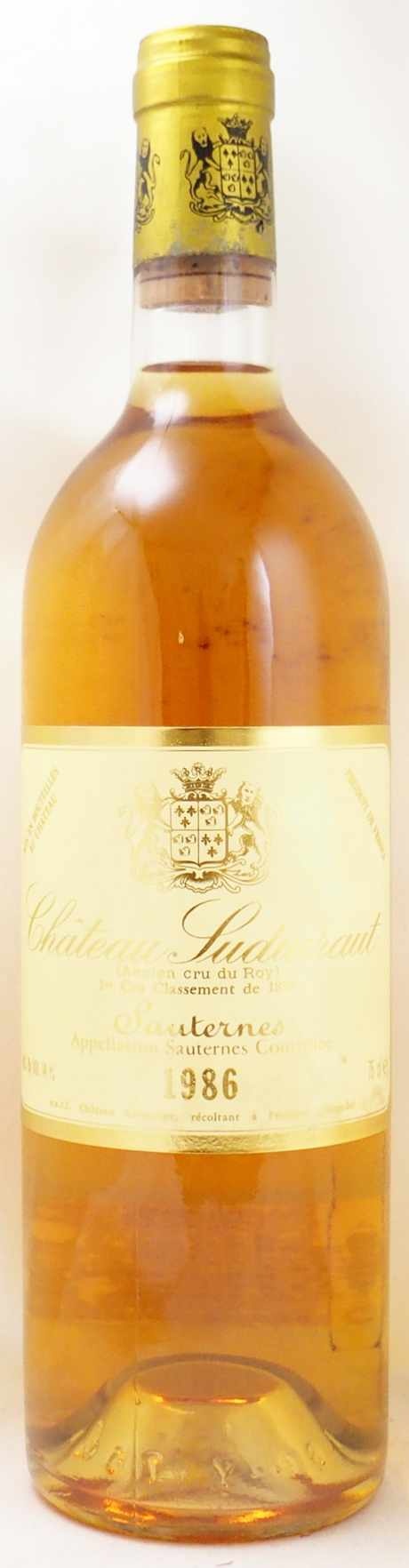 1986年 シャトー スデュイロー CHATEAU SUDUIRAUT の販売[ヴィンテージワイン専門店のNengou-wine.com]