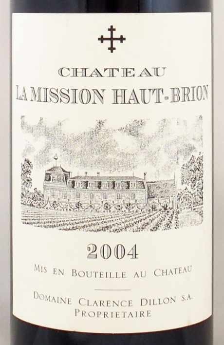 2004年 シャトー ラ ミッション オー ブリオン CHATEAU LA MISSION 