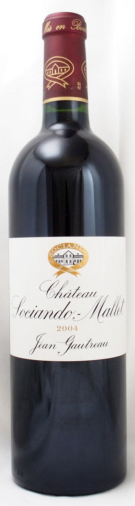 2004年 シャトー ソシアンド マレ CHATEAU SOCIANDO MALLET