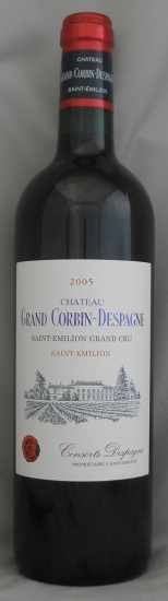 2005年 シャトー　グラン　コルバン　デスパーニュ CHATEAU GRAND CORBIN DESPAGNE