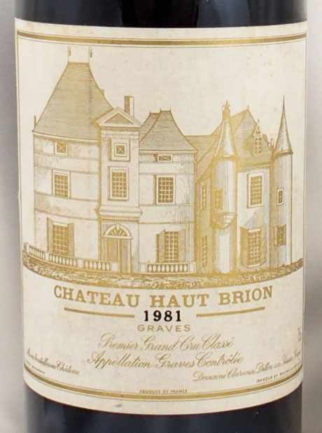 1981年 シャトー オー ブリオン CHATEAU HAUT BRION の販売 