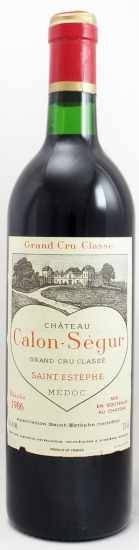 1986年 シャトー　カロン　セギュール CHATEAU CALON SEGUR