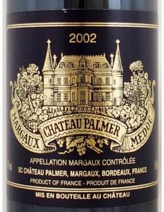 送料無料】2002年 シャトー パルメ CHATEAU PALMER