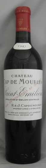 1947年 シャトー　カップ　ド　ムールラン CHATEAU CAP DE MOURLIN