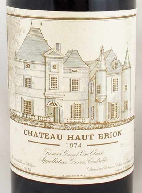 1974年 シャトー オー ブリオン CHATEAU HAUT BRION の販売 