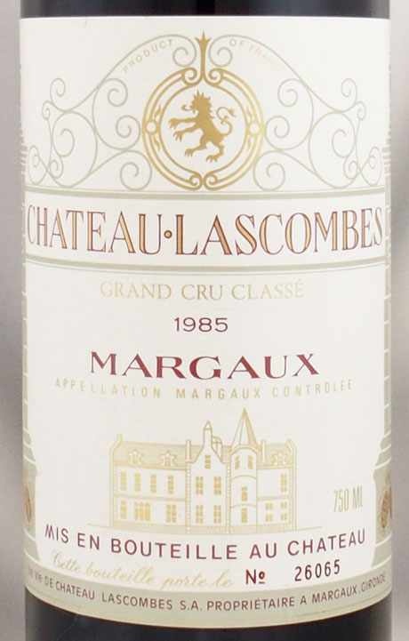 1985年 シャトー ラスコンブ CHATEAU LASCOMBES の販売[ヴィンテージ