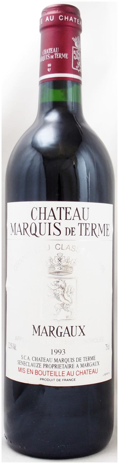 ワイン CHATEAU MARQUIS DE TERME 1989 ワイン CHATEAU MARQUIS DE TERME 1989 1989年 シャトー・マルキ・ド