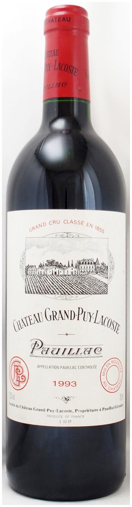 1993年 シャトー グラン ピュイ ラコスト CHATEAU GRAND PUY LACOSTE