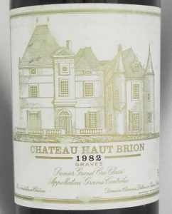 完売】1982年 シャトー オー ブリオン CHATEAU HAUT BRION
