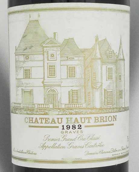 1982年 シャトー オー ブリオン CHATEAU HAUT BRION の販売