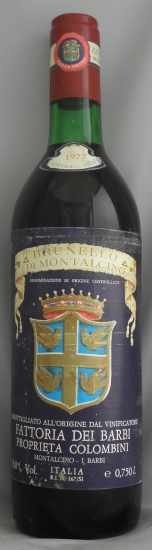 1977年 ブルネッロ　ディ　モンタルチーノ BRUNELLO DI MONTALCINO