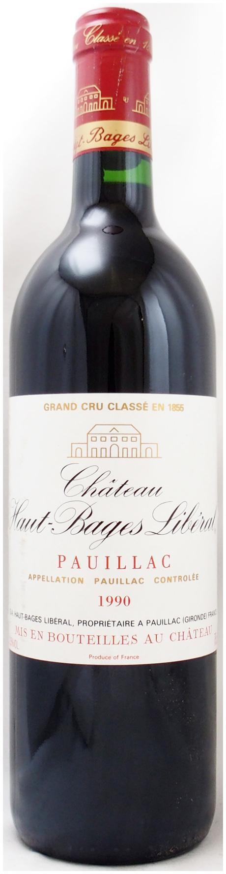 1990年 シャトー オー バージュ リベラル CHATEAU HAUT BAGES LIBERAL