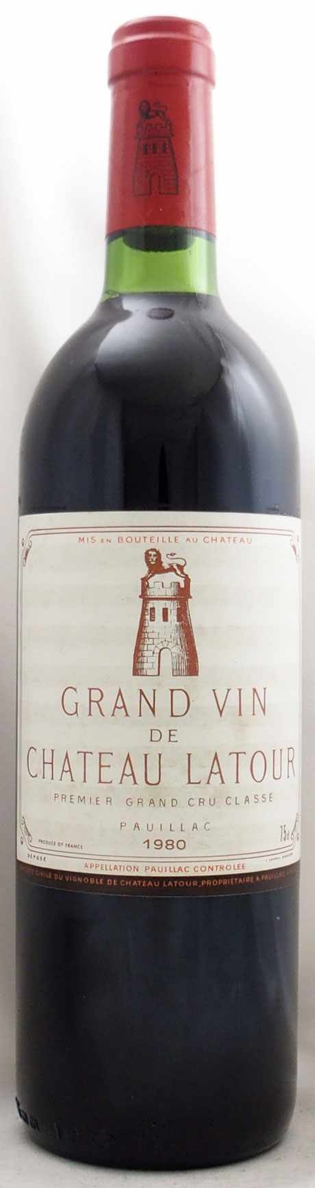 1980年 シャトー ラトゥール CHATEAU LATOUR の販売[ヴィンテージ