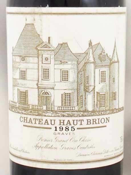 1985年 シャトー オー ブリオン CHATEAU HAUT BRION - 年号ワイン