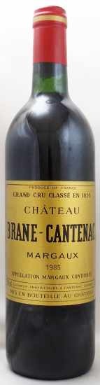 1985年 シャトー　ブラーヌ　カントナック CHATEAU BRANE CANTENAC