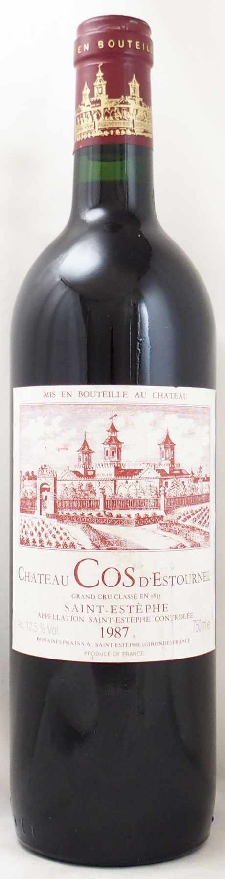 送料無料】1987年 シャトー コス デストゥルネル CHATEAU COS D'ESTOURNEL