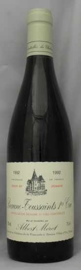 1992年 ボーヌ　トゥーサン　プルミエ　クリュ BEAUNE TOUSSSAINTS 1ER CRU