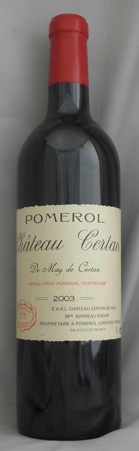 シャトー セルタン ド メイの在庫一覧 CHATEAU CERTAN DE MAY｜年号