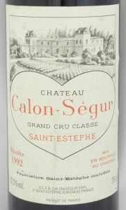 1992年 シャトー カロン セギュール CHATEAU CALON SEGUR の販売