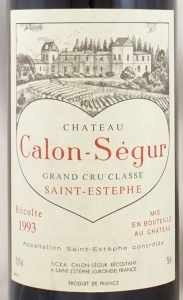 1993年 シャトー カロン セギュール CHATEAU CALON SEGUR の販売