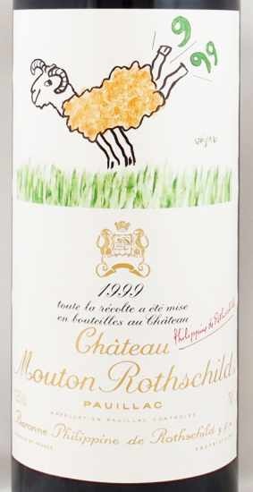 1999年 シャトー ムートン ロートシルト CHATEAU MOUTON ROTHSCHILD の 